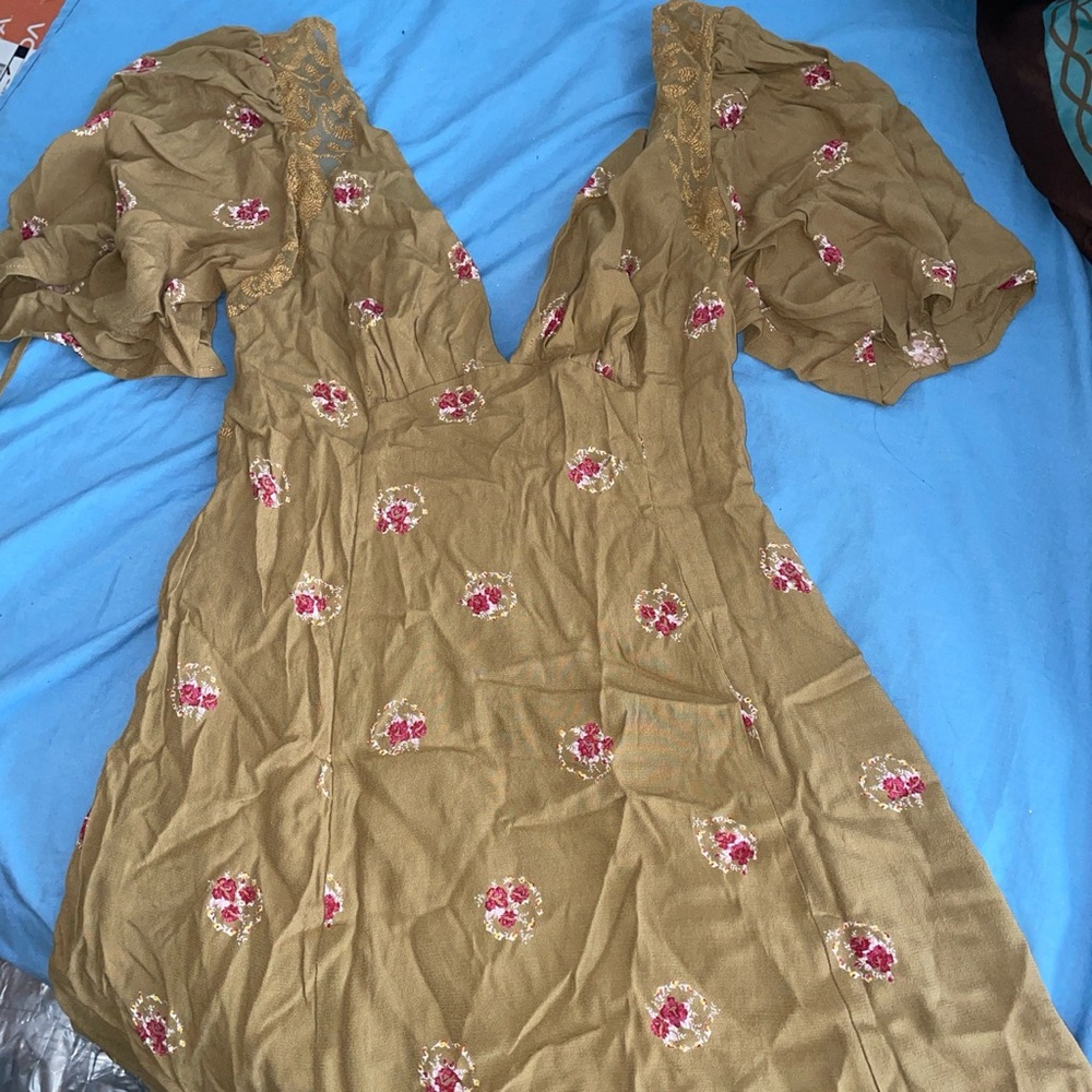 Free people yellow dress